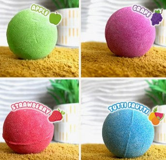 Fun Colorful Round Single Baff Bombs