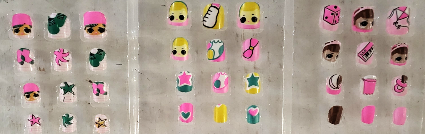 Cute Girls Children's Nails-Assorted Designs