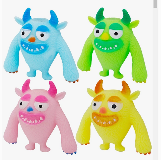 Monster Fluffy Slime Filled Stretchy Pull Squishy