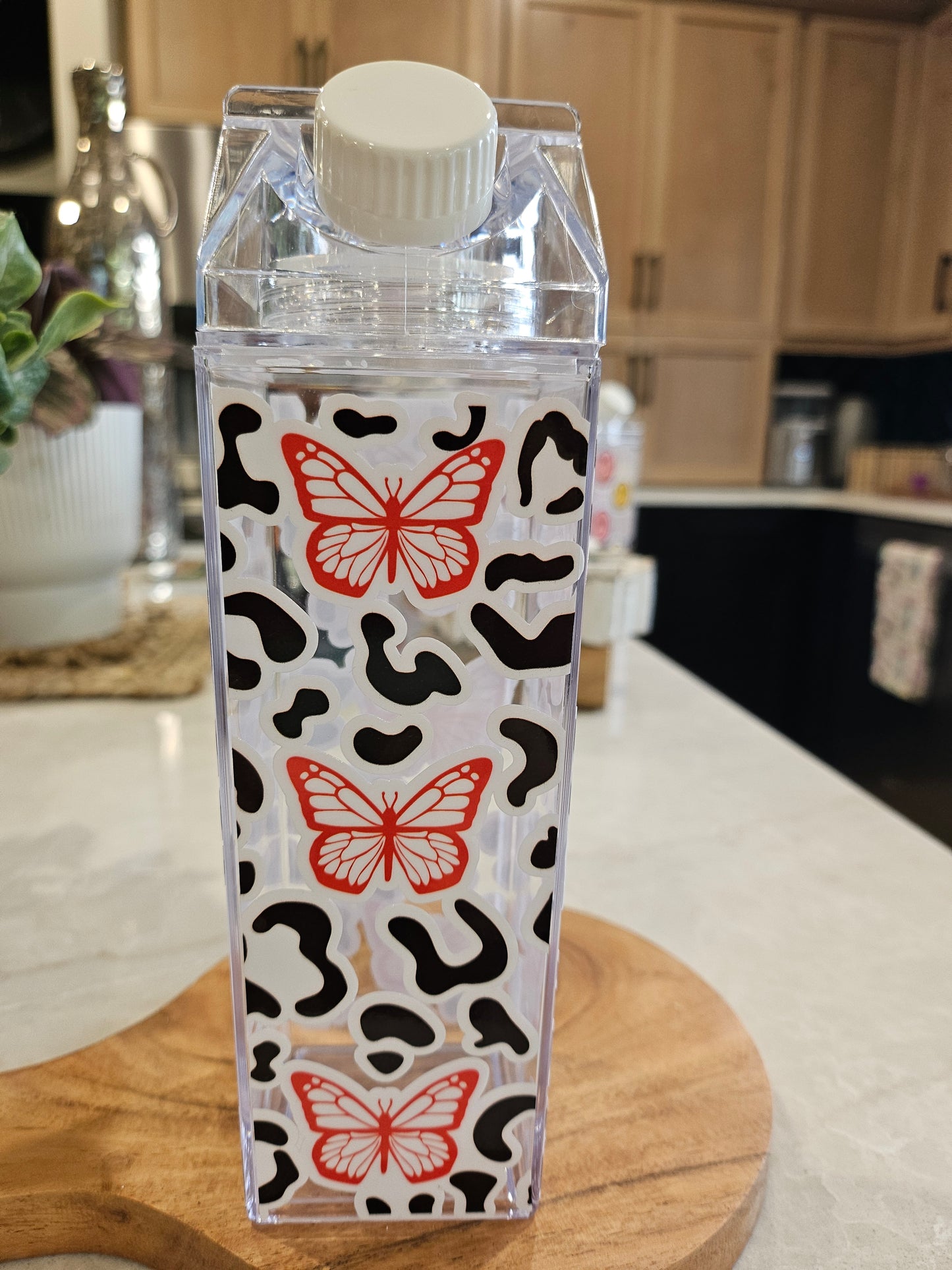 17 oz Acrylic Milk Carton-Assorted Cute Patterns