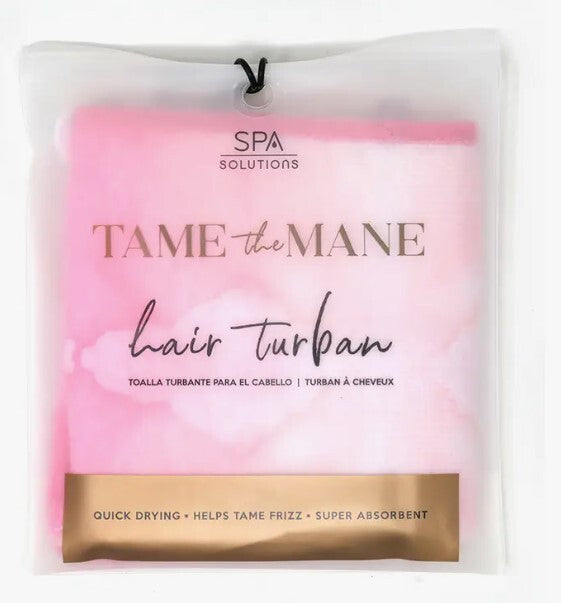 Spa Solutions Pink Hair Turban