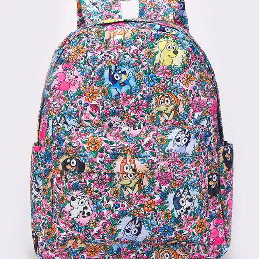 Multi Color Bluey Kids Backpack