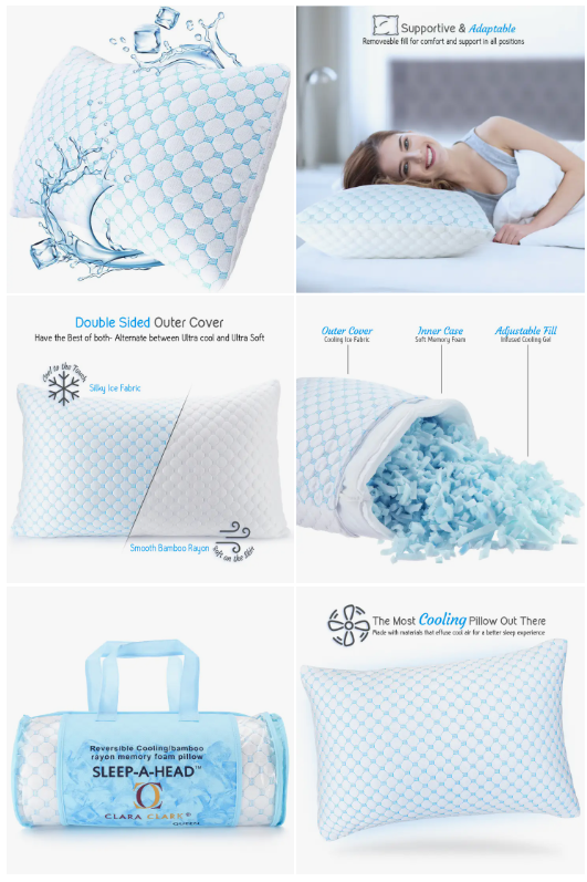 Cooling Memory Foam Pillow