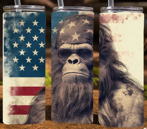 Patriotic Big Foot 30 oz. Tumbler