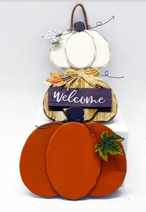 Hanging Pumpkin Trio