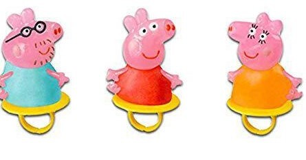 Peppa Pig  Lollipop Rings