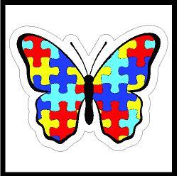 Autism Butterfly Decal