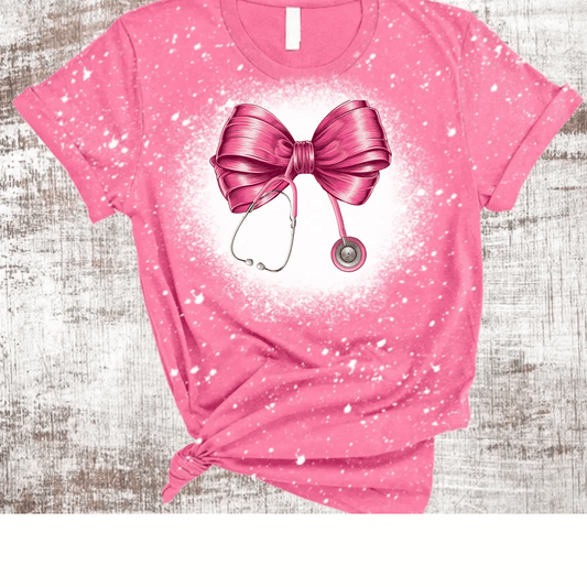 Coquette Nurse Bleached T-Shirt