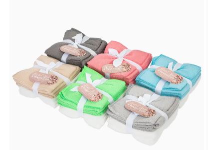 Hotel Spa Washcloths Pack of 8