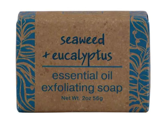 Seaweed & Eucalyptus  Essential Oil Exfoliating Soap