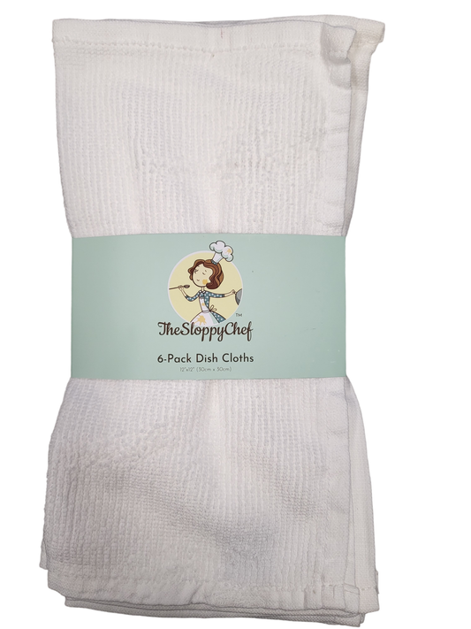 6-Pack White Dish Towel