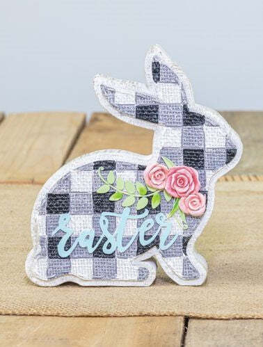 Gingham Bouquet Bunny - Easter