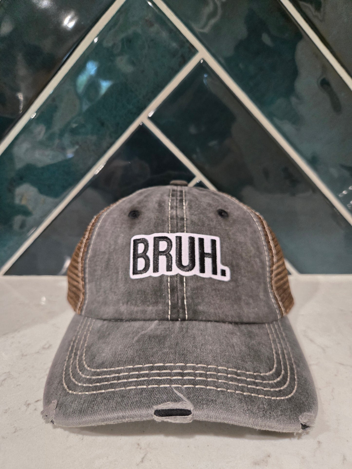 Bruh Patch Basebell Hat