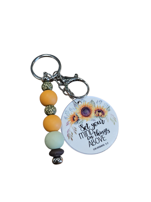 Beaded Theme Keychains-Assorted Beading and Designs