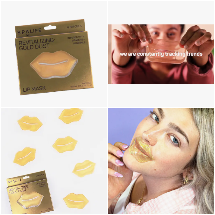 Gold Dust Lip Mask - 6 Pack