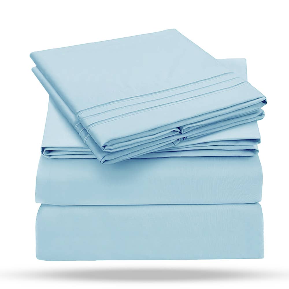 4 Piece Set: Kathy Ireland Ultra soft Microfiber Sheet Set