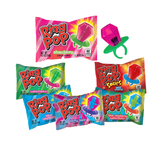 Asst.  Flavor Ring Pops