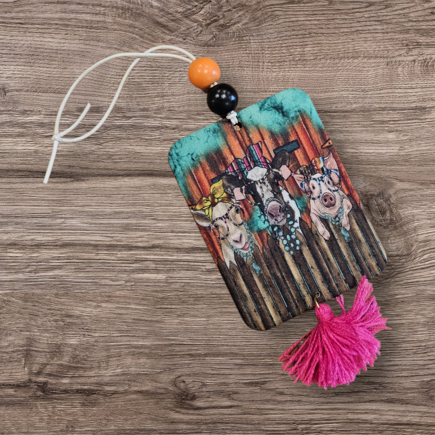 Funny Farm Animals Car Freshie Gain Scent