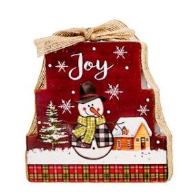 Joy Snowman Sign