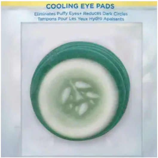 Cucumber Soothing Spa Cooling Eye Pads - 12 Pads