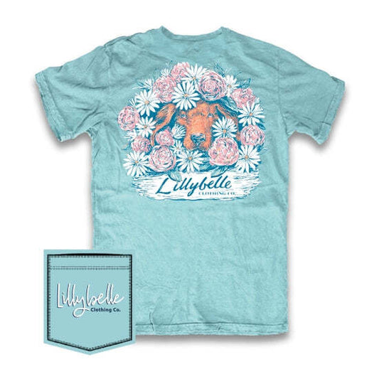 Lillybelle Puppy Flowers T-Shirt