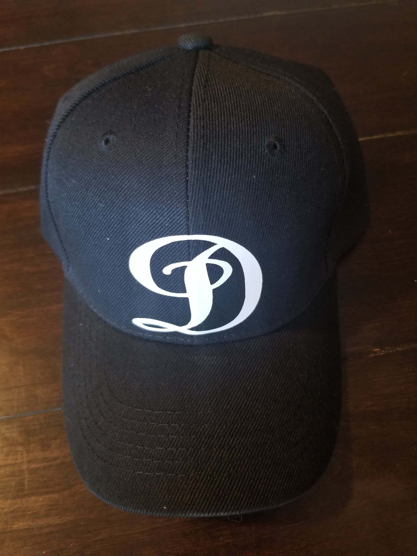 Black Monogram Baseball Hat