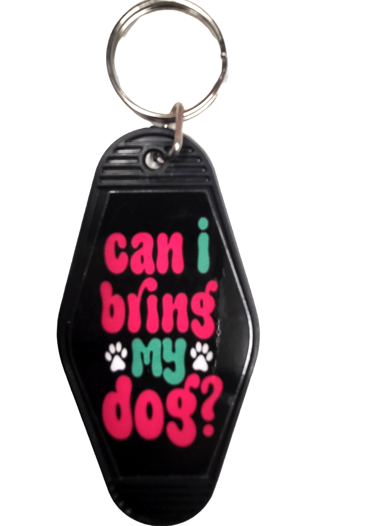 Can I Bring My Dog? Motel Key Chain