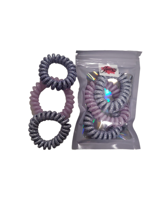 Purple Trio Hair Cords