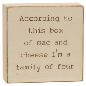 According Engraved Block