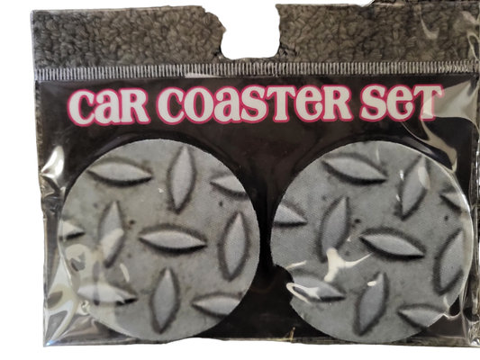 Diamond Plate Car Coasters
