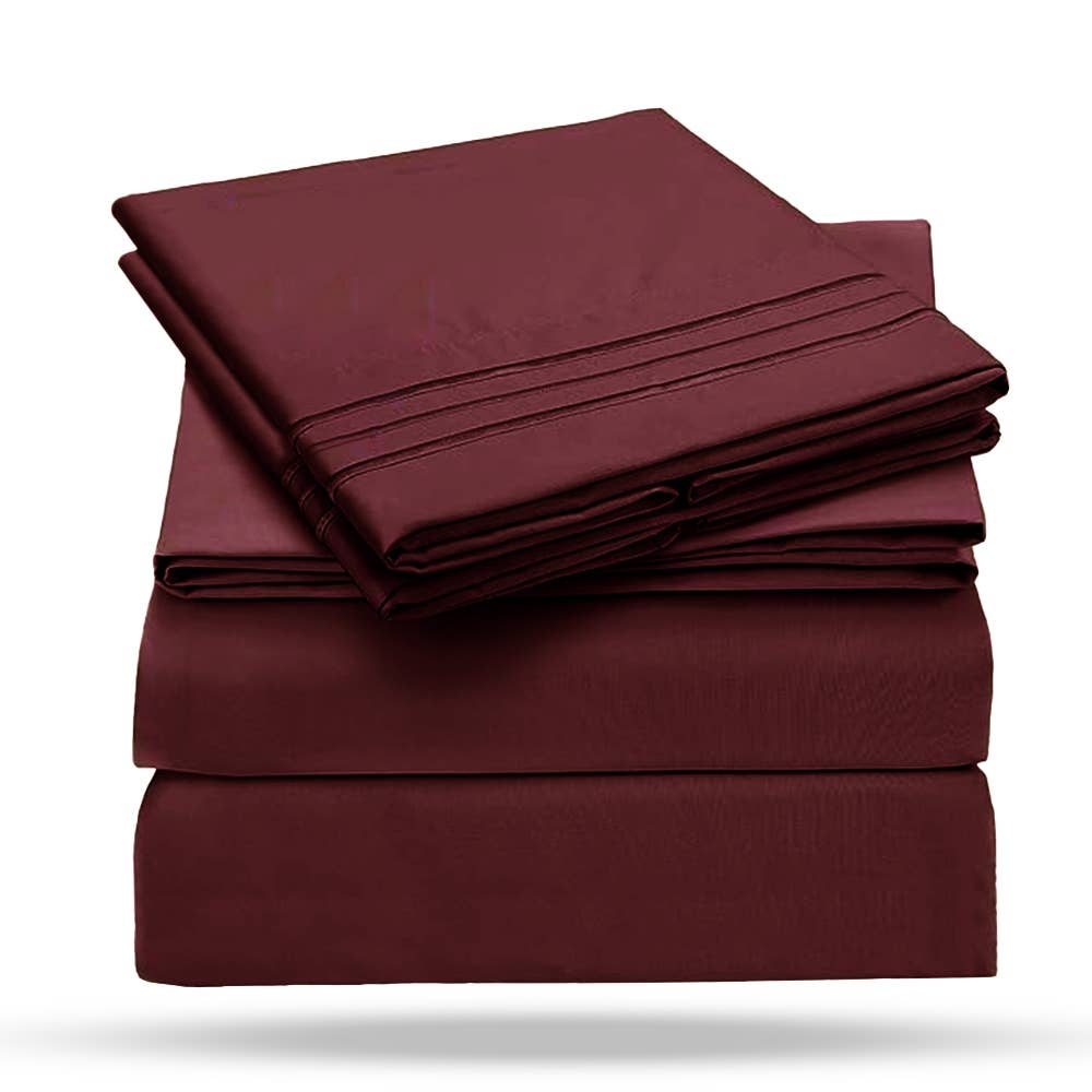 4 Piece Set: Kathy Ireland Ultra soft Microfiber Sheet Set