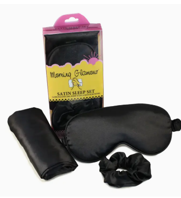 Ultimate Sleep Set Satin Pillowcase, Eye Mask and Scrunchie