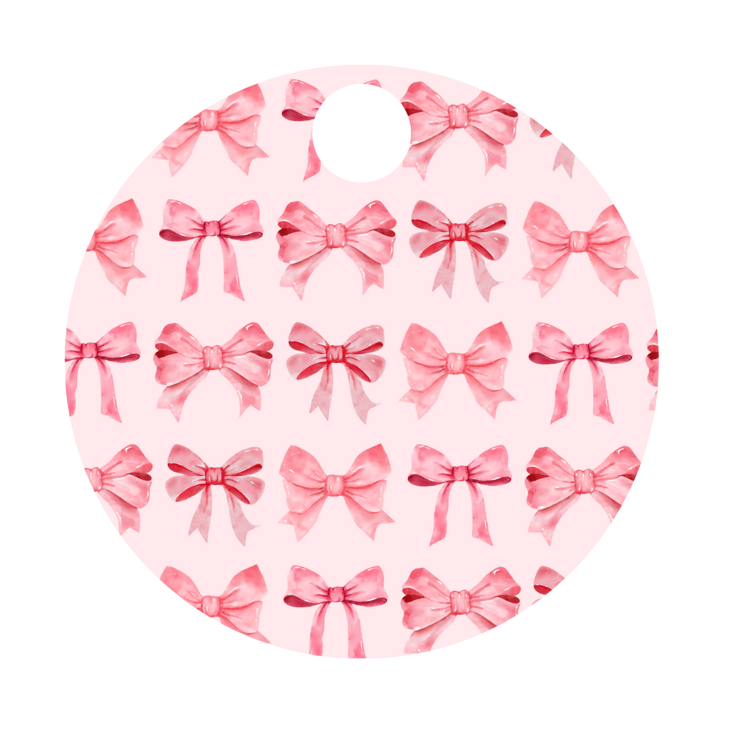 Coquette  Bows 40 Oz. Sublimation MDF Tumbler Topper