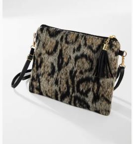 Animal Print Crossbody/Clutch Bag