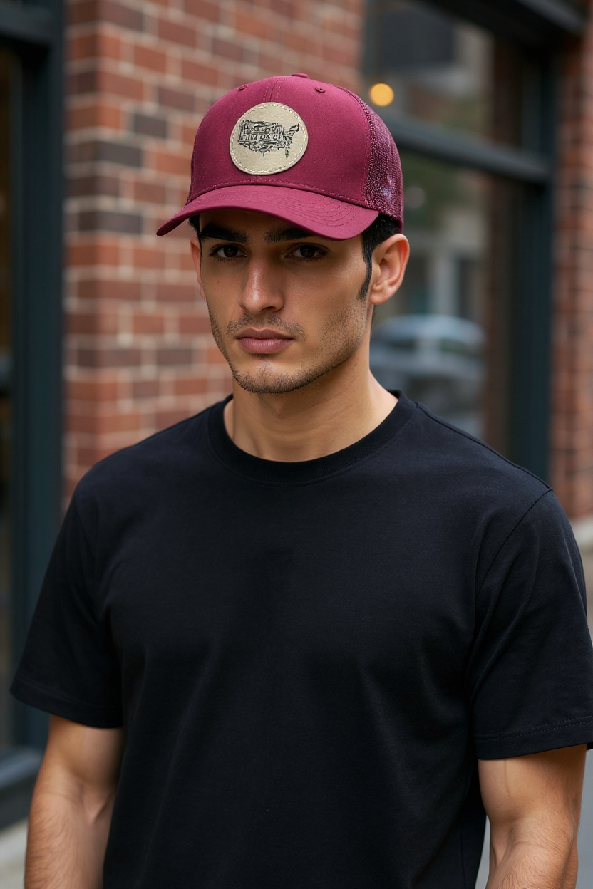 Built On Guns 6 Panel Mesh Ball Cap