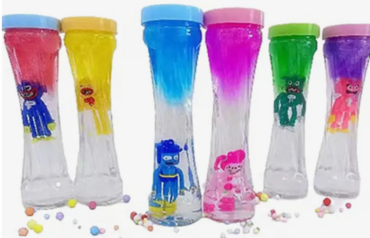 Huggy Monster Foam Ball Ombre Slime Gel Tube