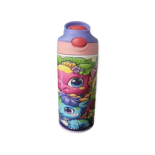Boys Love Dinosaurs 12oz Flip Top Tumbler