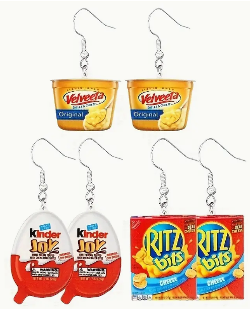 Assorted Novelty Food Earrings