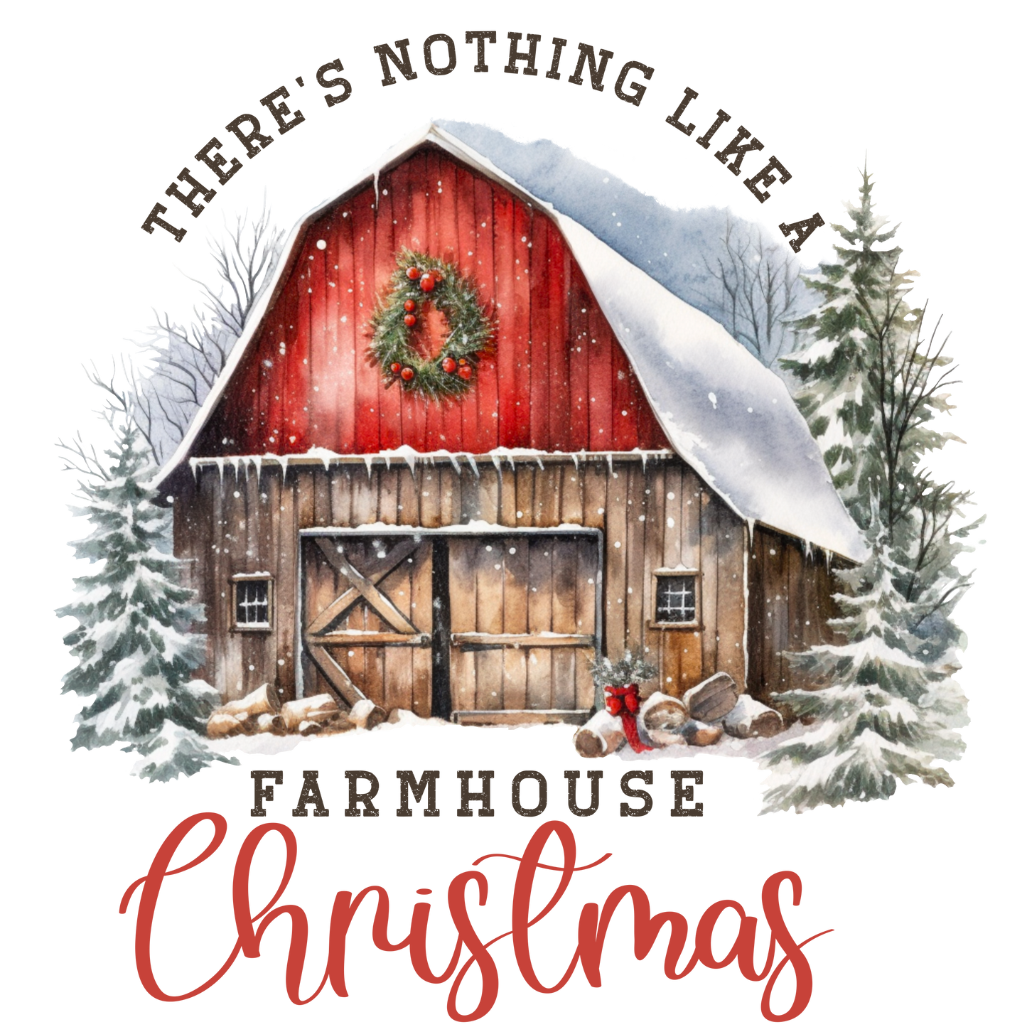 There's Nothing Like A Farmhouse Christmas Ornament