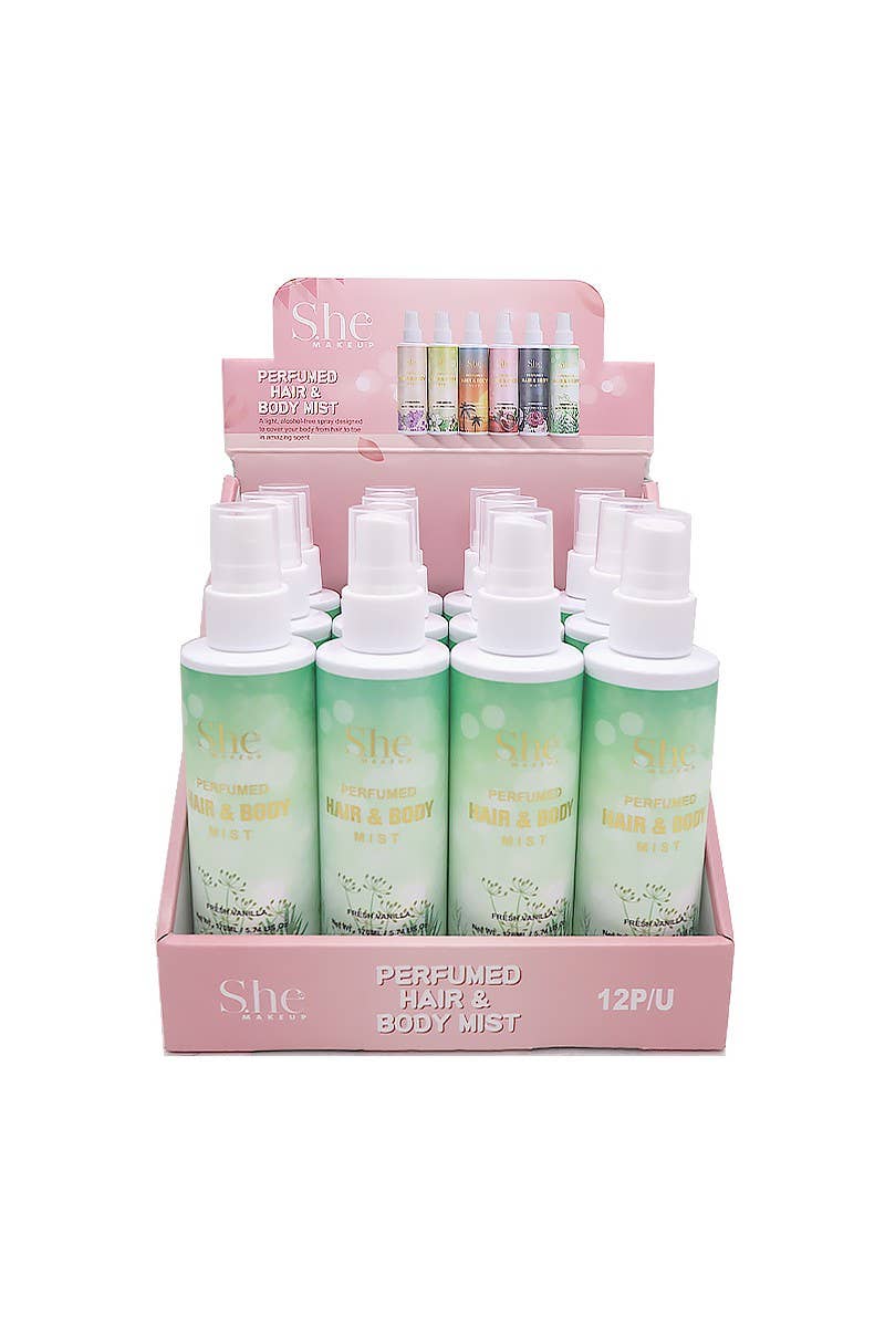 Makeup She BM03 Perfumed Hair & Body Mist Vanilla