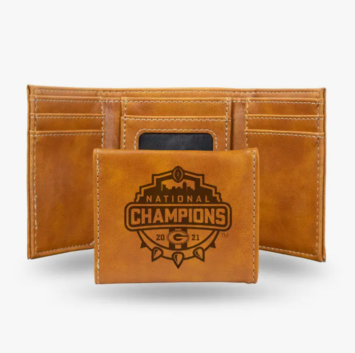 NCAA Georgia Bulldogs National Champs Trifold Wallet
