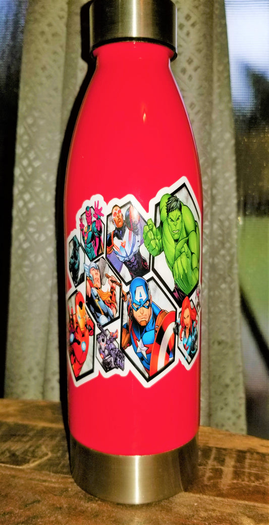 Superhero Water Bottle 22oz