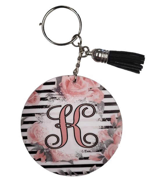 Rose Stripe MG Key Chain