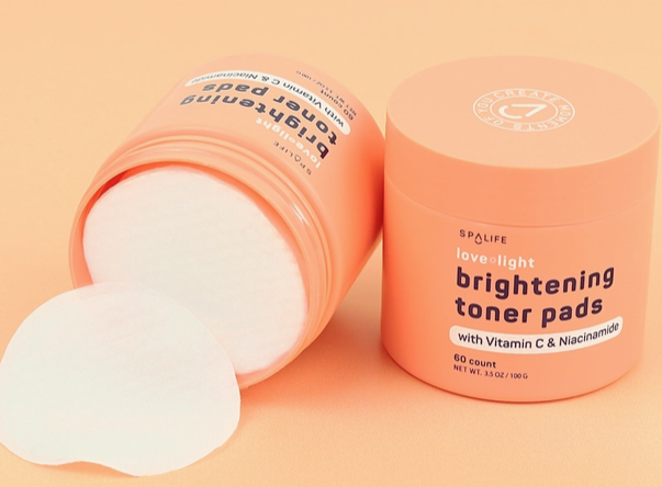 Love + Light Brightening Toner Pads - 60 Count