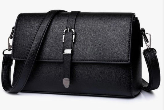 Retro Soft  Vegan Leather Shoulder BAG