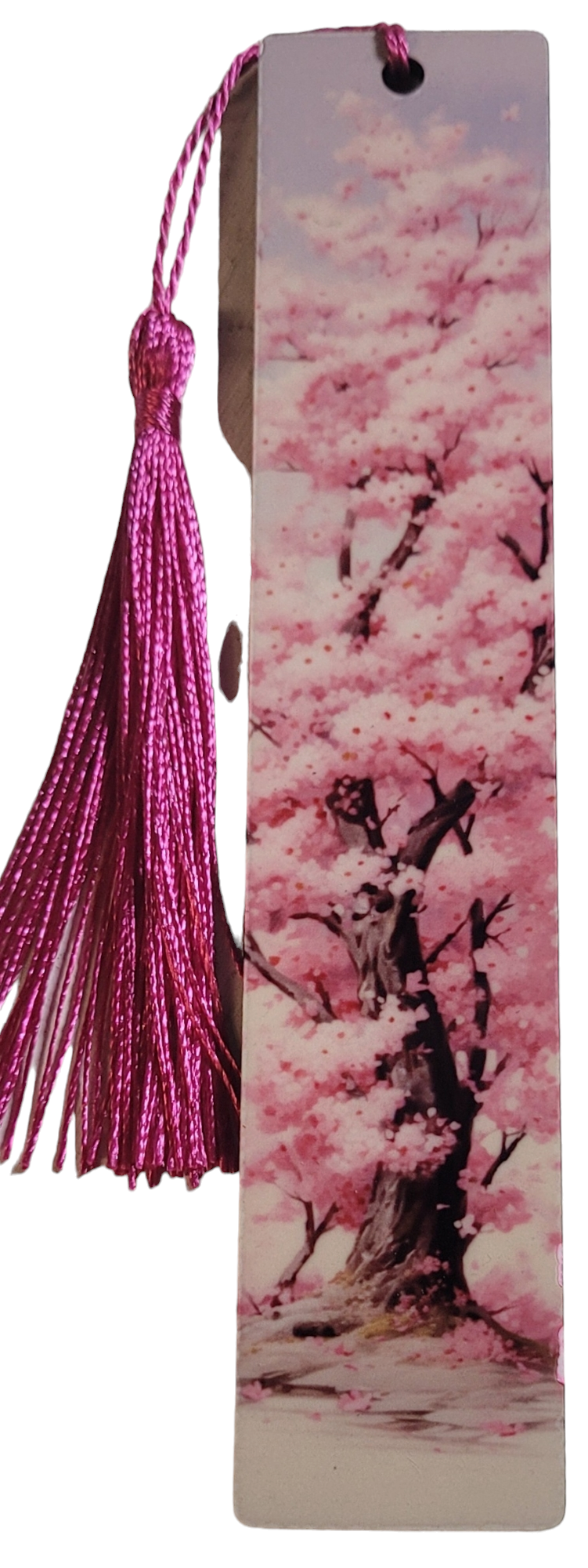 Two Sided Cherry Blossom Bliss Book Mark