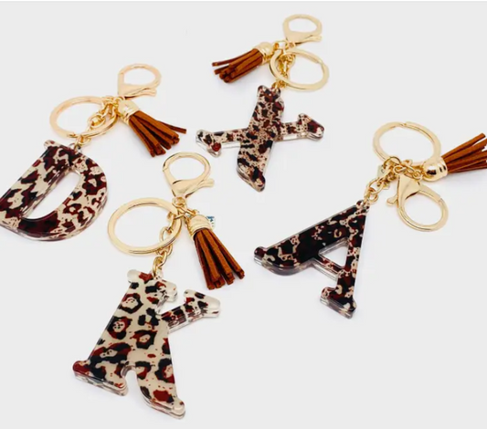 Fashion Leopard Print Keychain