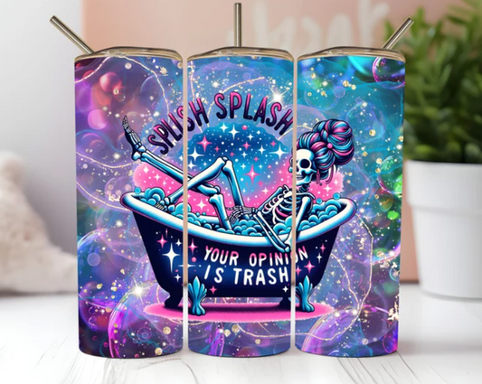 20 oz Splish Splash Skinny Tumbler