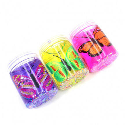 Glitter Slime with Butterfly