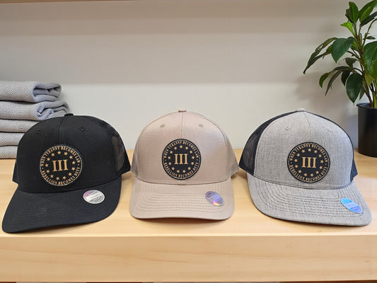 When Tyranny Becomes Law Leather Patch 6 Panel Mesh Cap